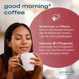 MOMENTS BY BIOGENA Coffee good morning* coffee - Functional Coffee