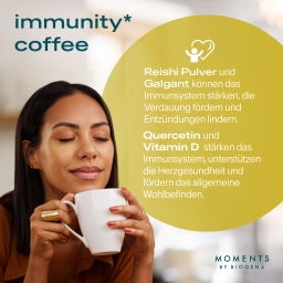 MOMENTS BY BIOGENA Coffee immunity* coffee - Functional Coffee