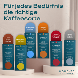 MOMENTS BY BIOGENA Coffee feel good* coffee - Functional Coffee
