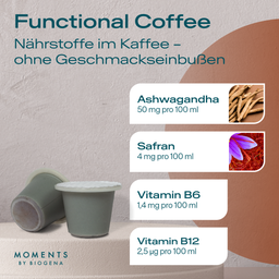 MOMENTS BY BIOGENA Coffee feel good* coffee - Functional Coffee