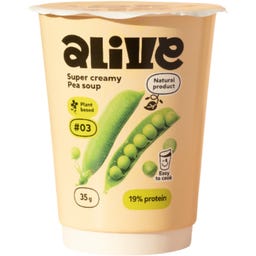 alive Cremige Erbsensuppe