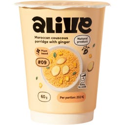 Marokkanischer Couscous-Porridge mit Ingwer