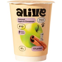 Apfel-Zimt-Haferflocken mit Instant-Protein