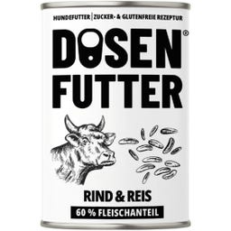 Schnauze & Co. Dosenfutter Rind mit Reis
